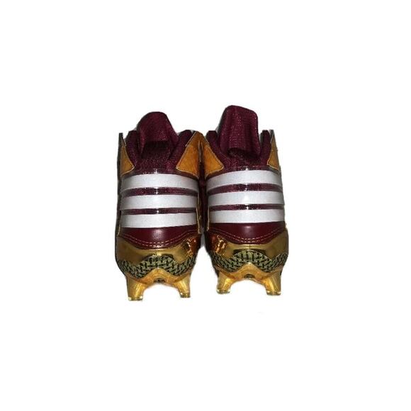 Adidas Freak X Kevlar Mens SIZE 12.5 Football Cleats Maroon, Yellow, Gold AQ7202 - Picture 2 of 6